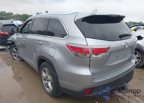 2015 Toyota Highlander Limited V6 from USA, damaged, VIN 5TDDKRFH0FS191616